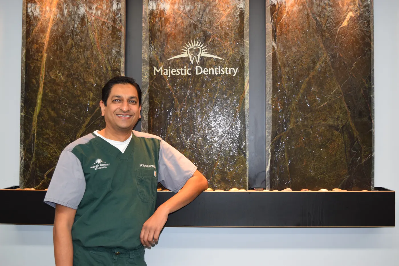 Dr. Manish Sheladia, DMD, conservative dentist at Majestic Dentistry in Gastonia, NC